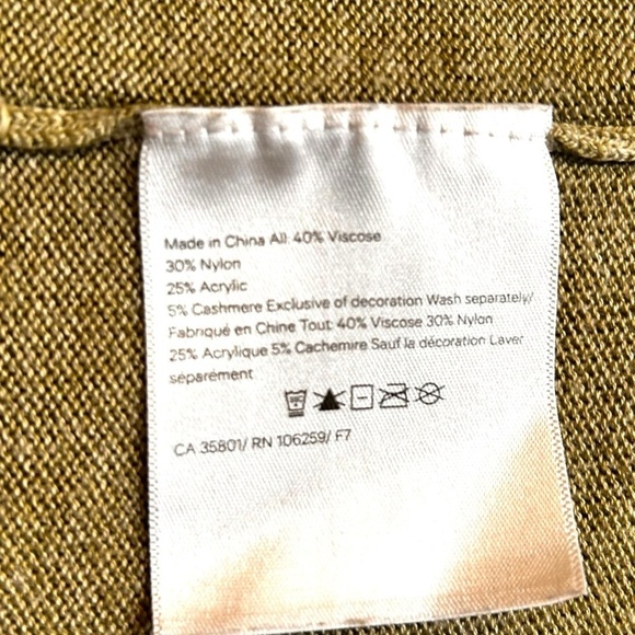 Lululemon Cashlu Knit Wrap- Cashmere Blend Reversible Wrap Cardigan-Size 4(2021) - Picture 11 of 13